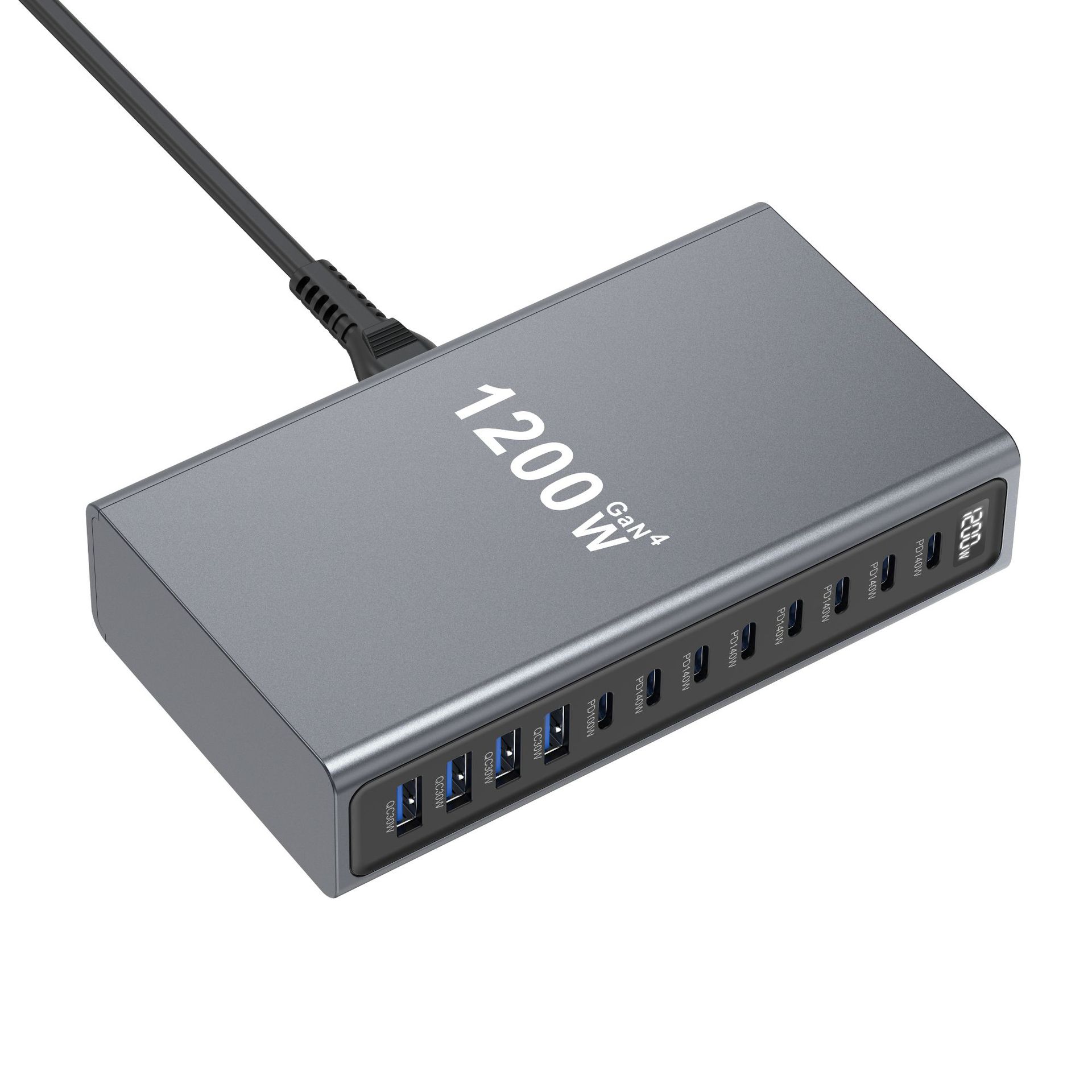 Multi Port Usb Hub - อะแดปเตอร์ฮับ GaN แบบหลายพอร์ต 1200W รุ่นใหม่ สำหรับชาร์จเร็ว