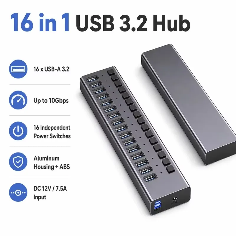 AP01 สำหรับฮับ USB 3.2 Gen2 แบ - Multi Port Usb Hub บทวิจารณ์และราคา