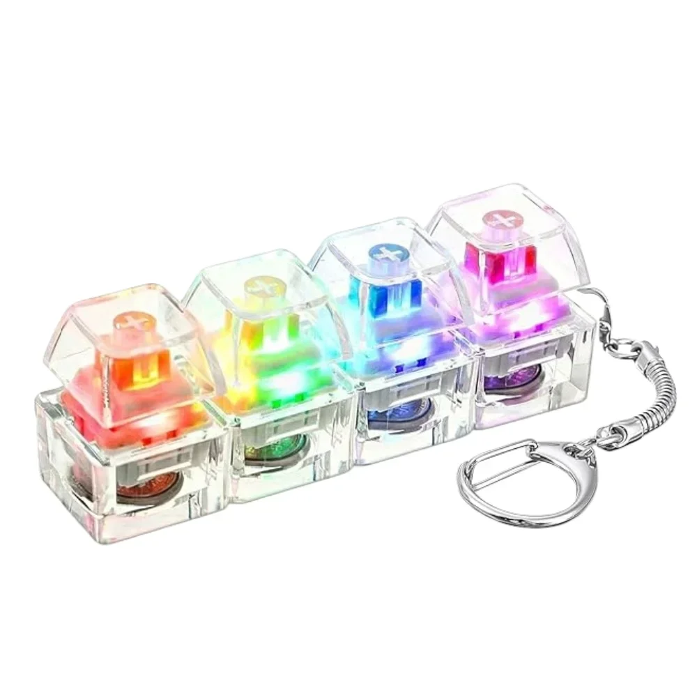 พวงกุญแจ LED 1 ชิ้น รูปปุ่มคีย - Tech For Office บทวิจารณ์และราคา