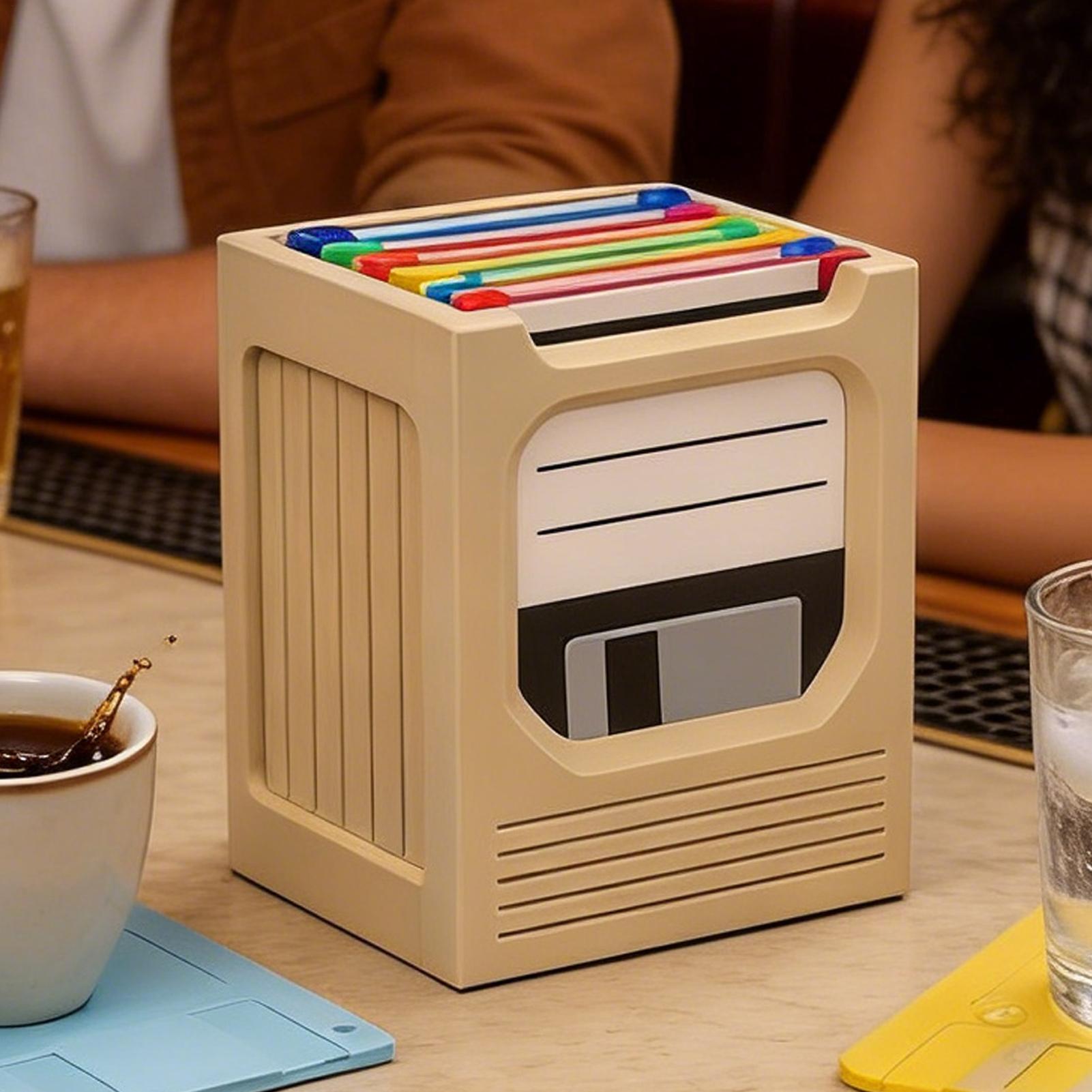ชุดที่วางแก้วน้ำสไตล์เรโทร ชั้ - Tech For Office บทวิจารณ์และราคา
