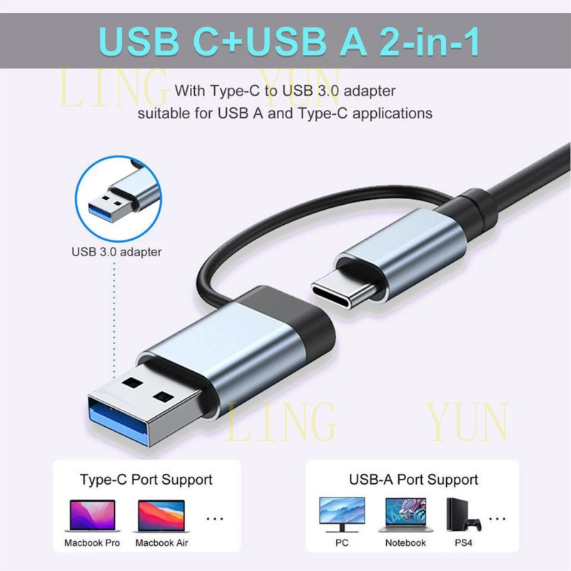 Z Type C HUB USB HUB USB 3.0 U - Multi Port Usb Hub บทวิจารณ์และราคา