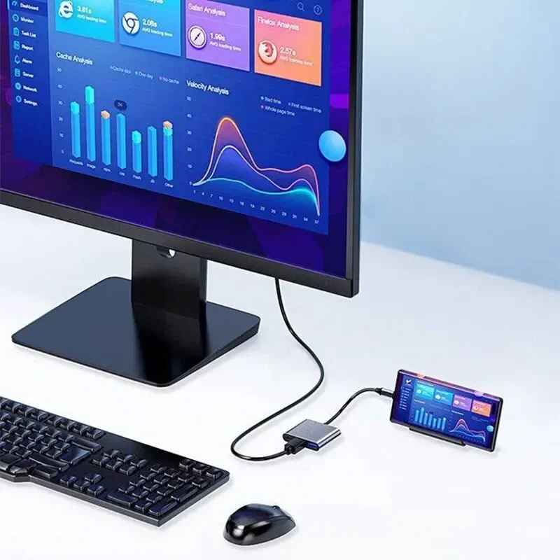 อะแดปเตอร์มัลติพอร์ต Type-C 3- - Multi Port Usb Hub บทวิจารณ์และราคา